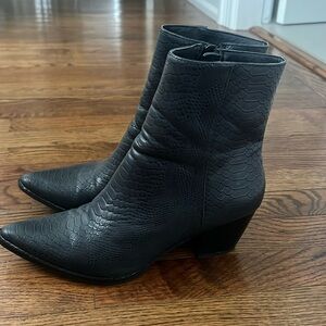 black faux snake skin bootie coconuts by matisse
